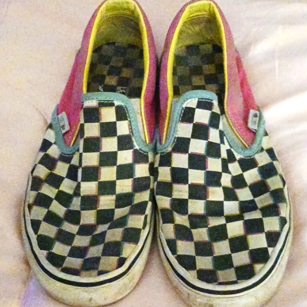 Vans slide ons